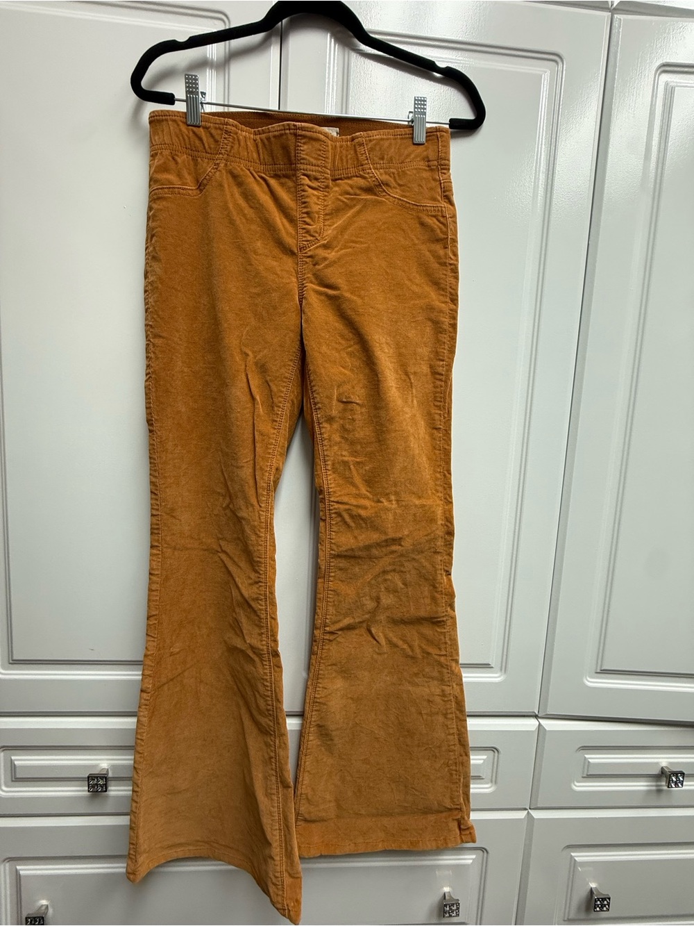 Free People Women’s Corduroy Flared Jeans - Rust